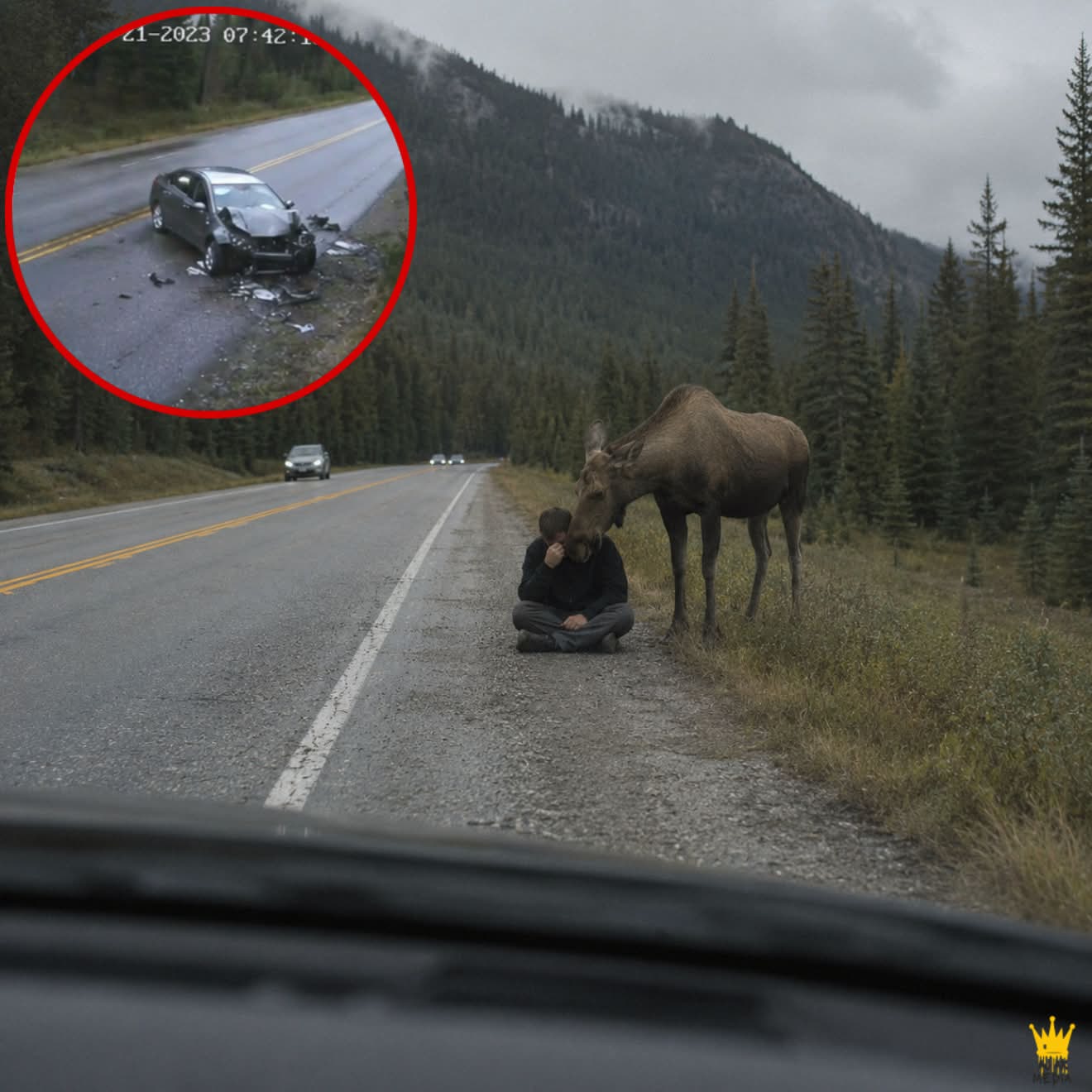 The Moose Came Out of the Trees When No One Knew What to Say